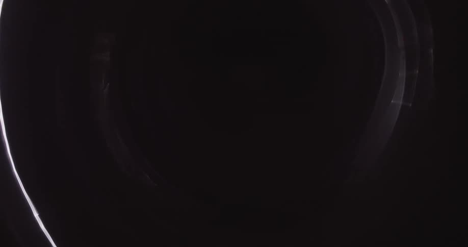 Lights form a series of rotating concentric circles