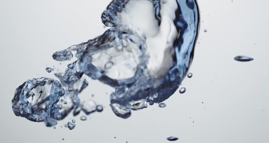 Dense liquid with abstractly moving bubbles