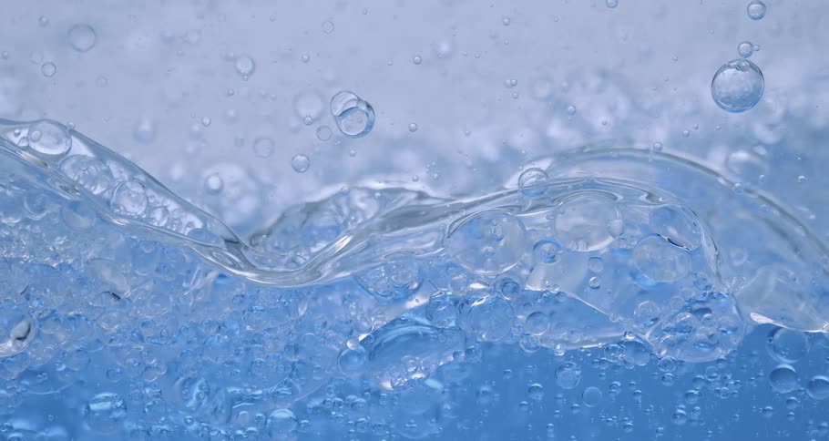 Water sparkling in circles