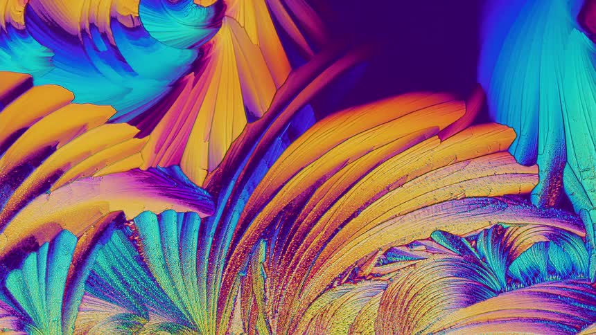 Microcrystals expanding in an abstract manner