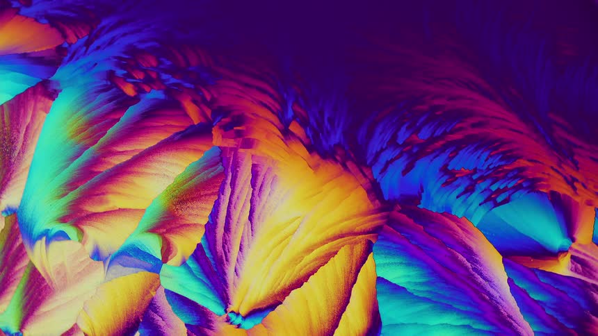 Microcrystals expanding in an abstract manner