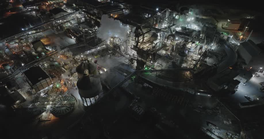 A region with an industry in one night