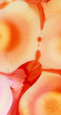Background of flowing abstract liquid inks vertical