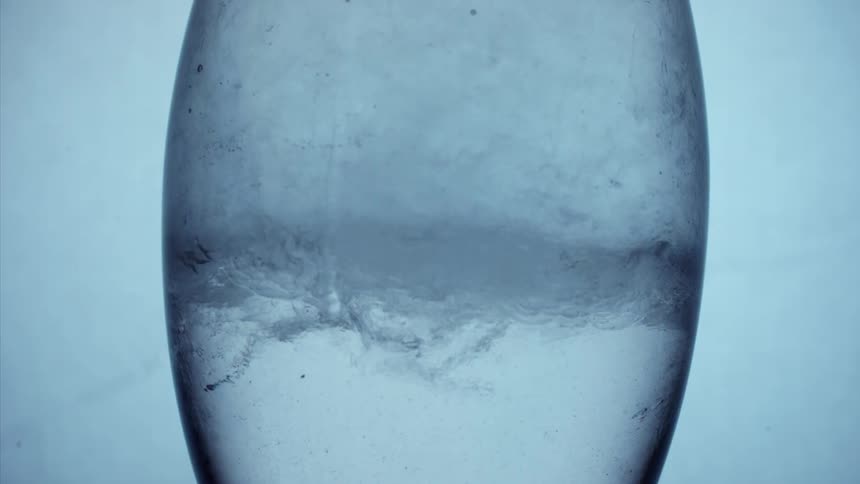 Drops of water in an oval shape area