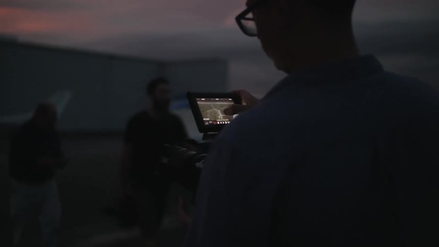 A person taking pictures