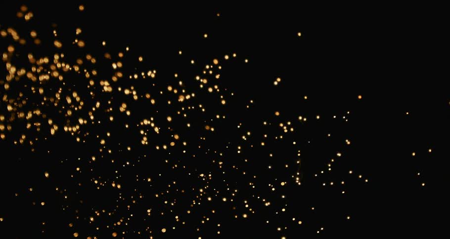 A dazzling fireworks display illuminates the night sky with bright and flashy bursts