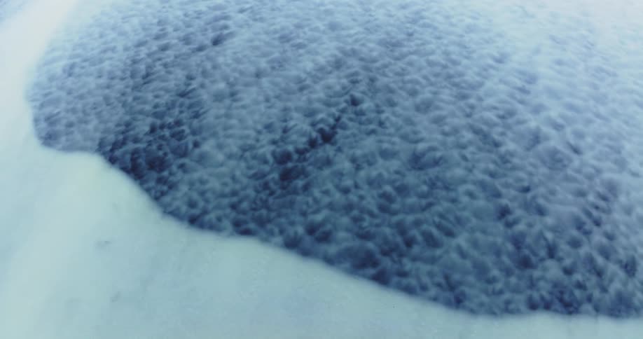 An aerial view of an icelandic landscape