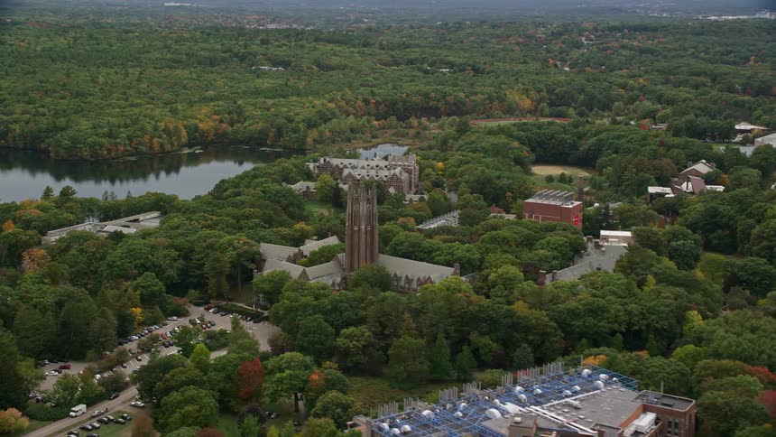 Aerial view of university of richmond