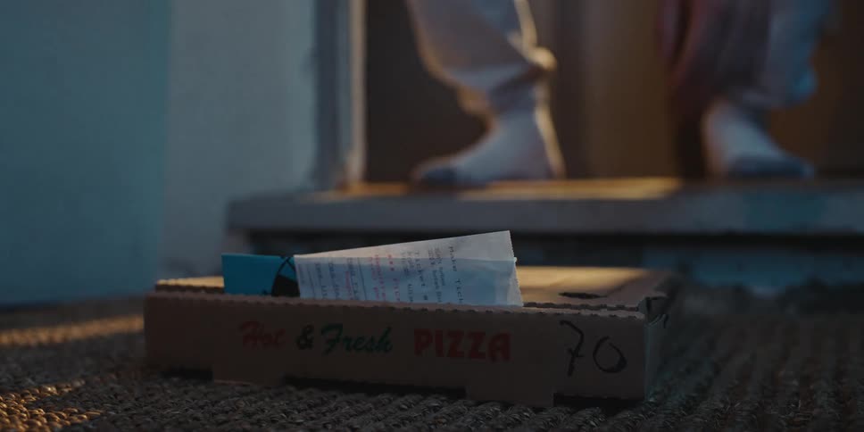 A box of pizza delivered to your door