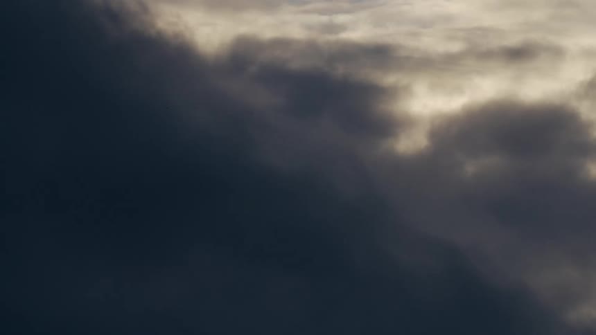 Closeup of sky clouds