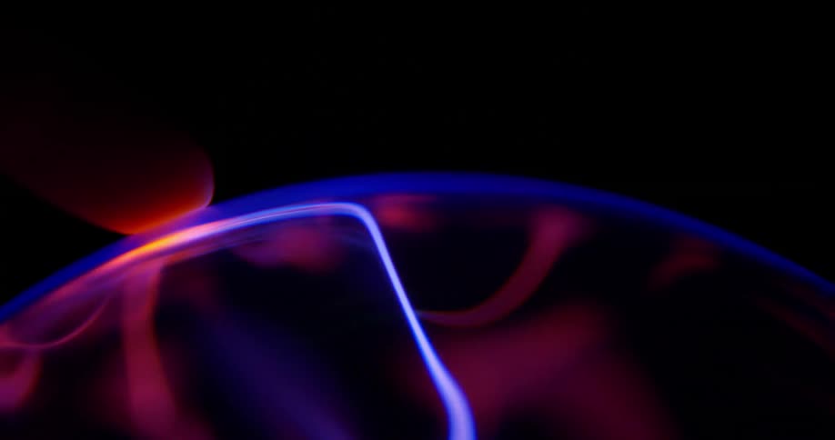 A glowing planet like oval shape