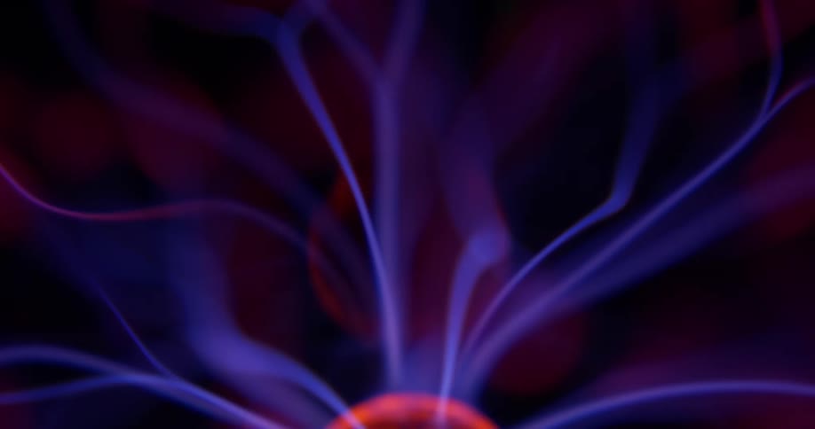 Abstract neon lights in motion