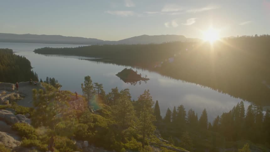 Lake Tahoe sunrise ascent