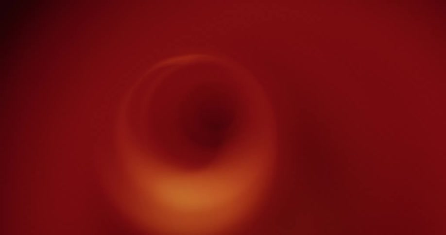 A light passing through a dark tunnel