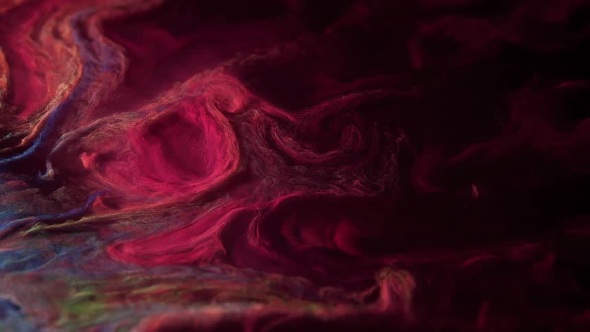 Pink fog fluid art