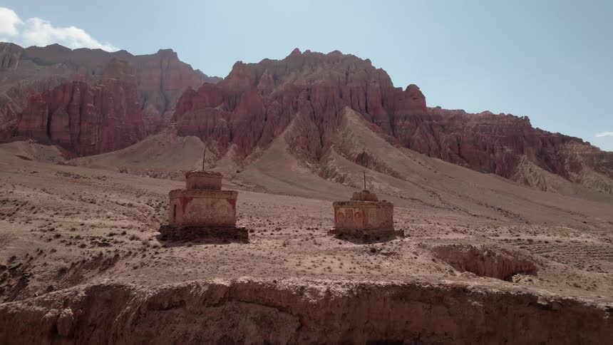 In the valley during summer an hill is seen