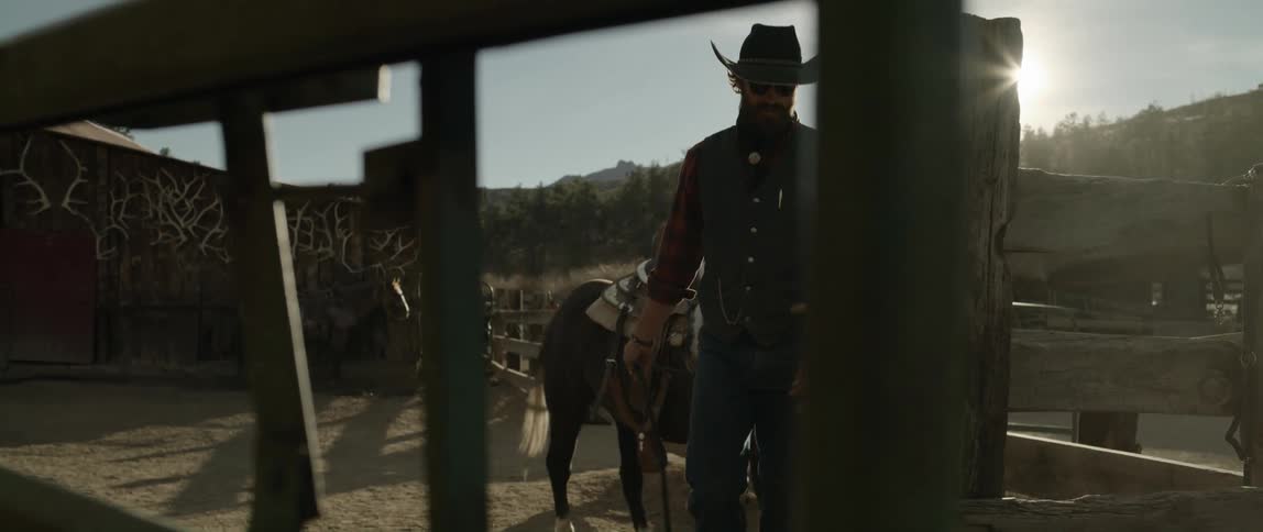 A clip of a man and his horse