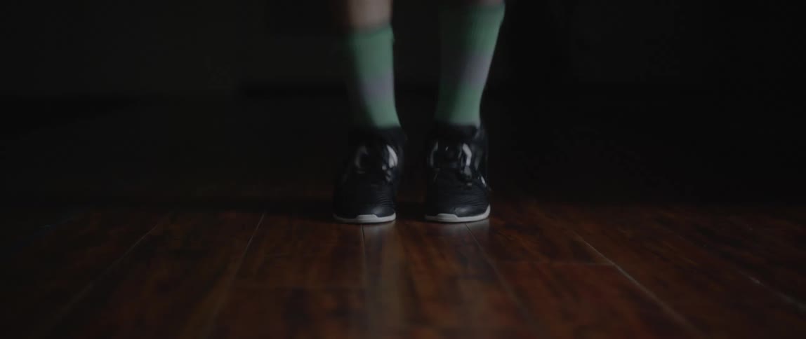 A person is jumping rope
