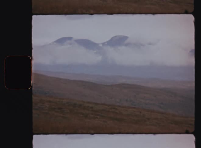 Clouds sit on the mountains