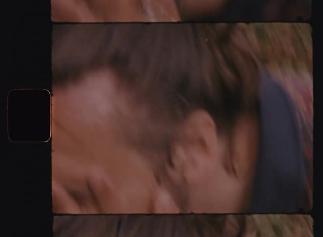 Man washes his face with stream water