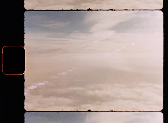 A view above the clouds with sunshine