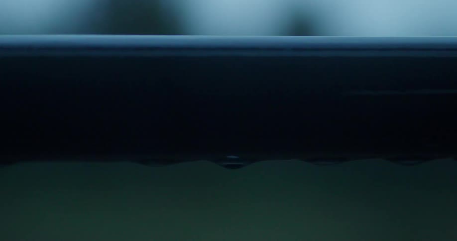 A clip of water droplets