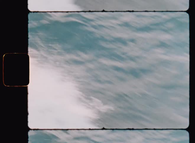 The waves splash around in the ocean