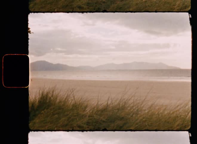 It is very windy on the beach