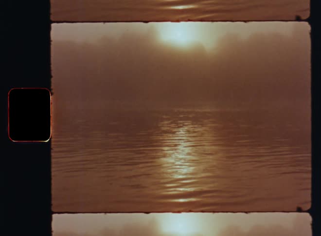 Sunlight reflected in seawater during sunset