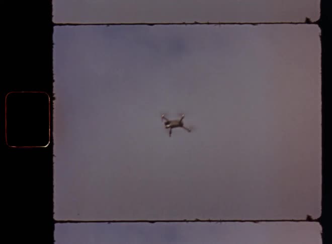 A clip of a dron flying in the air