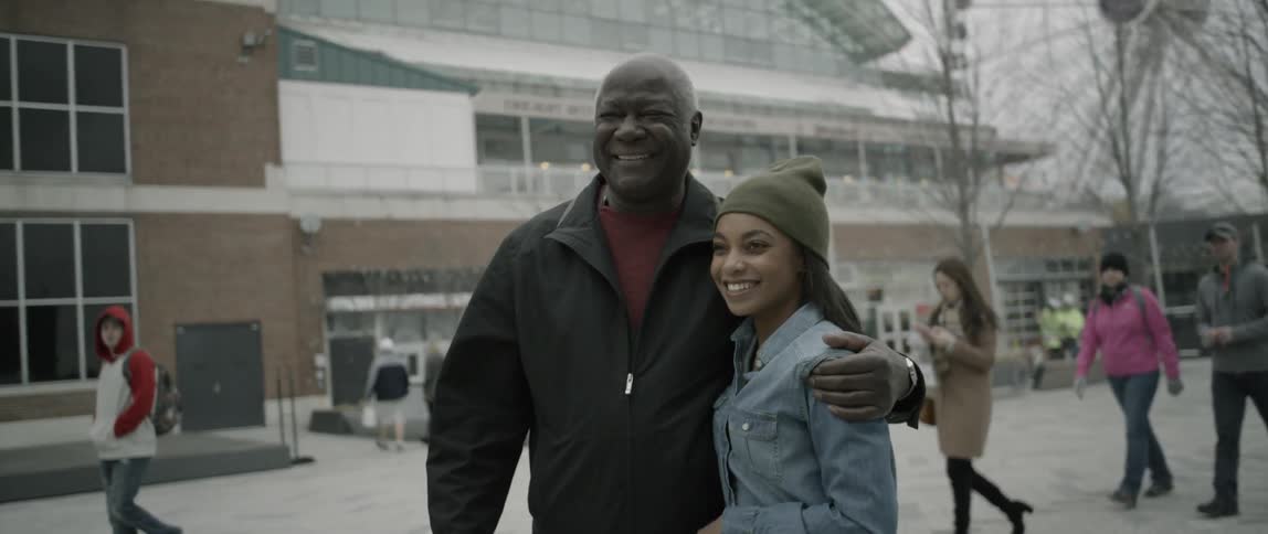 A man and woman have their picture taken