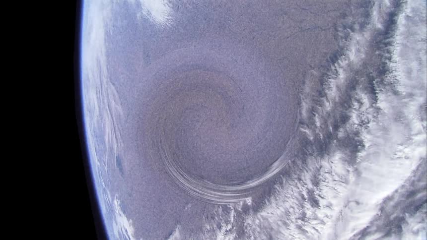 A satellite view of planet earth