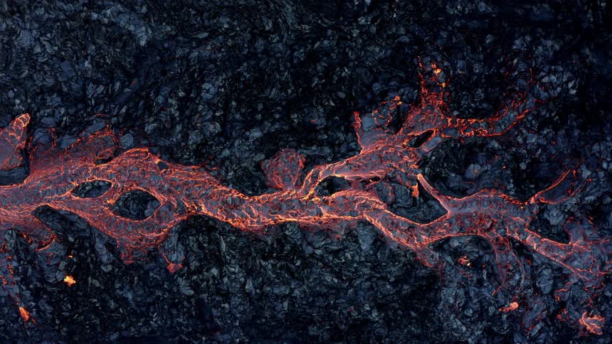 Molten hot lava textures