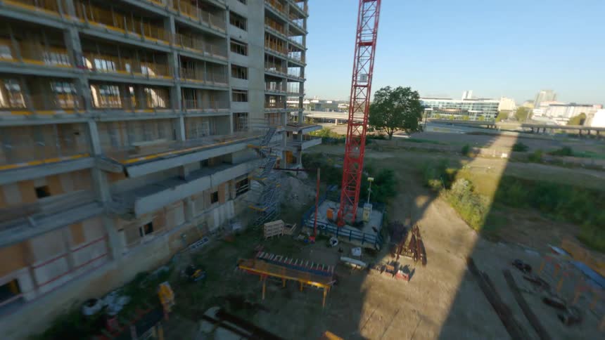 Buildings are under construction