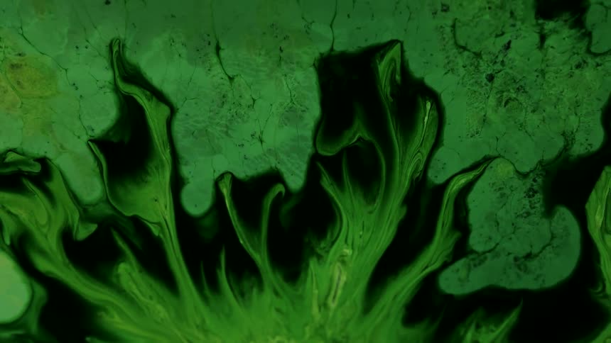 Expanding liquid green cells in macro scale