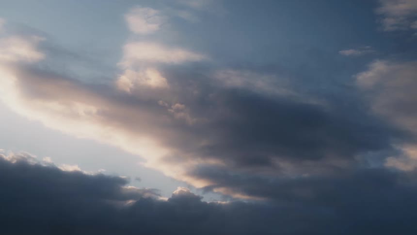 Cloud cover lightens and brightens