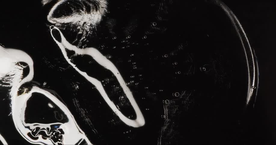 Dense and abstract liquid in slow motion