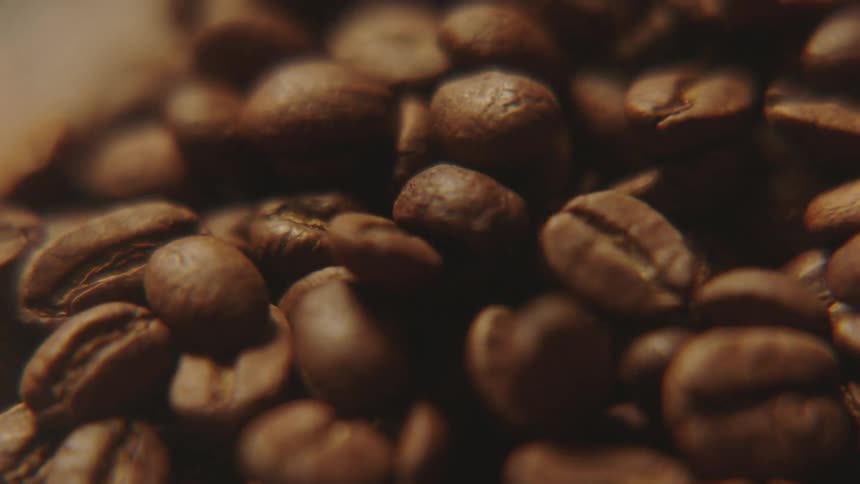 Brown coffee beans
