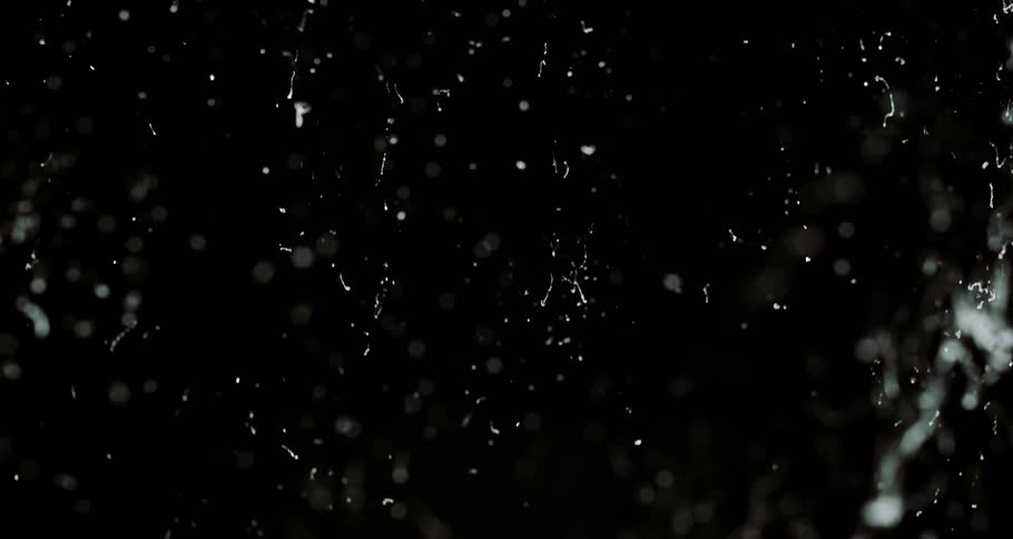 The bubble pops spraying all over