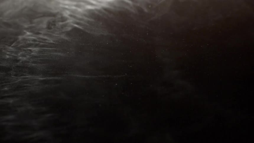 Smoke moves over the surface