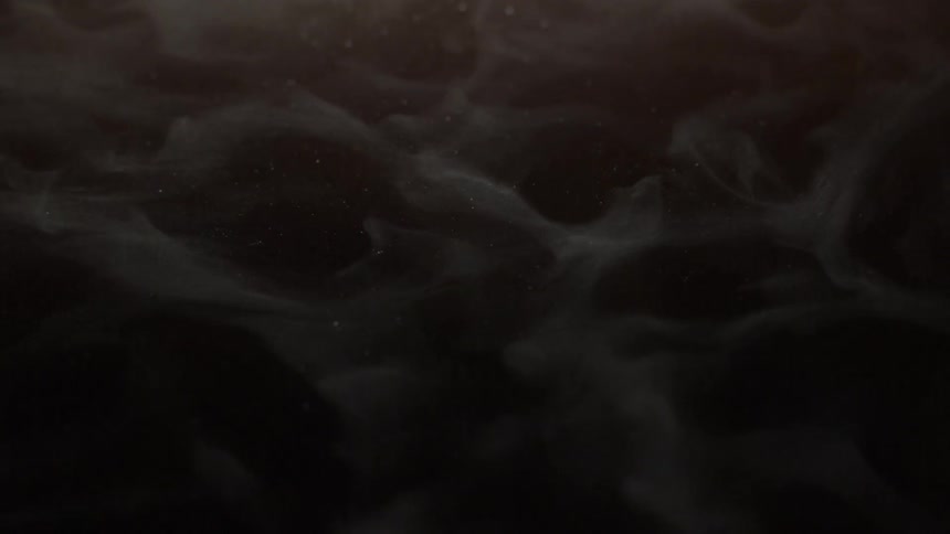 The clouds move over the night sky
