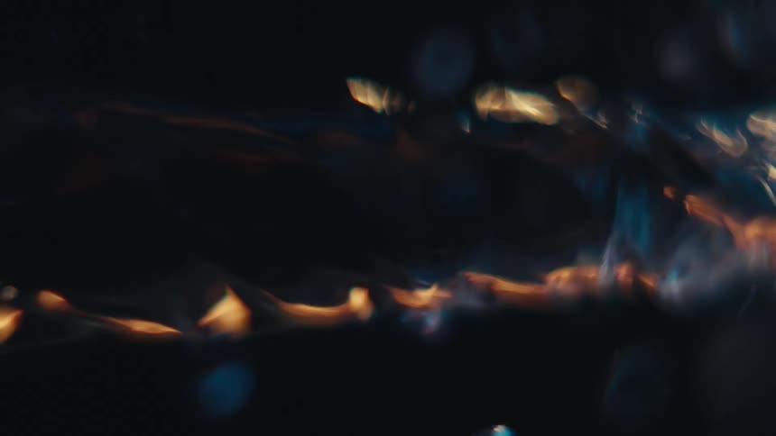Water spins casting dust off the sides