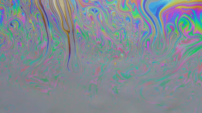 Abstract and psychedelic fluid in motion