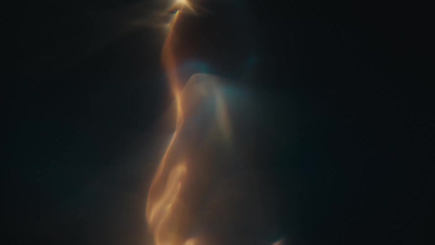 Shining and abstract spiral underwater