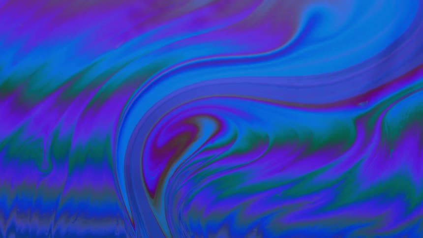 Abstract and psychedelic fluid in slow motion