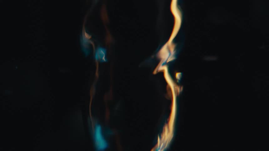 Extreme closeup of a rapidly moving and abstract spiral underwater