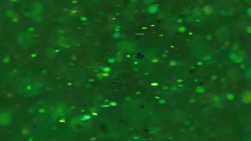 Fluid art with green in an underwater swirl