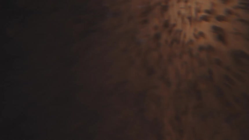 Abstract liquid with black pigmentation in motion with shading