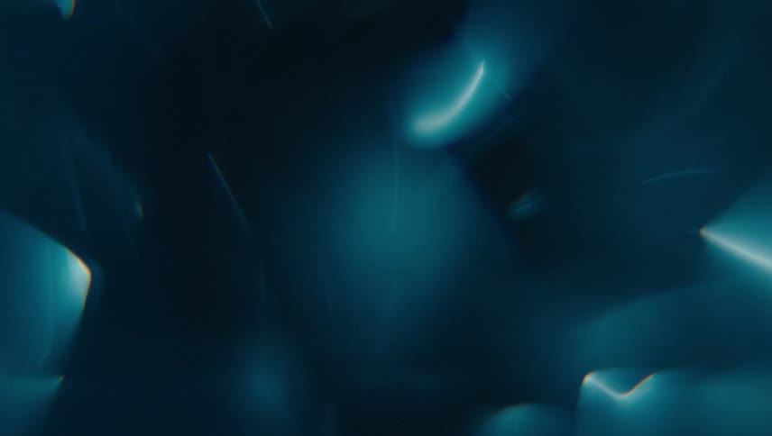 Extreme closeup of bubbles underwater in fast motion