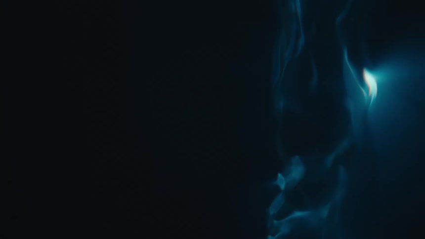 Close up of swirling clear water against a black background
